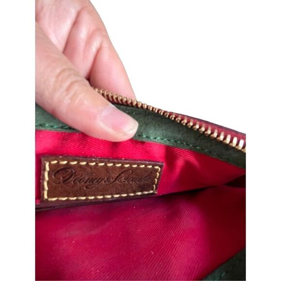 Dooney & Bourke Florentine Pocket Crossbody 8L975 CS Leather Chestnut Gentle Use - Picture 10 of 15